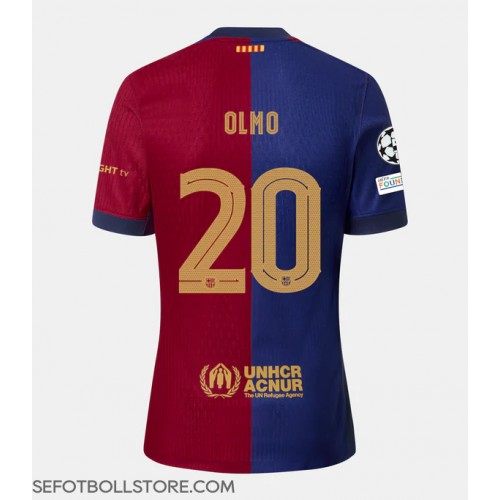 Barcelona Dani Olmo #20 Replika Hemmatröja 2024-25 Kortärmad